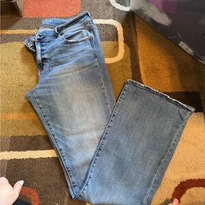 American Eagle Blue Straight Leg Jeans